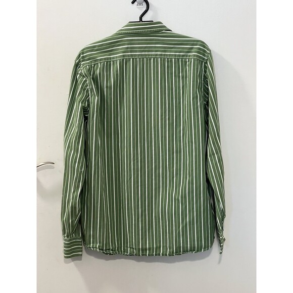 American Eagle Outfitters Men LG Button Down Long Sleeve Shirt Vtg Fit Striped - Picture 4 of 8